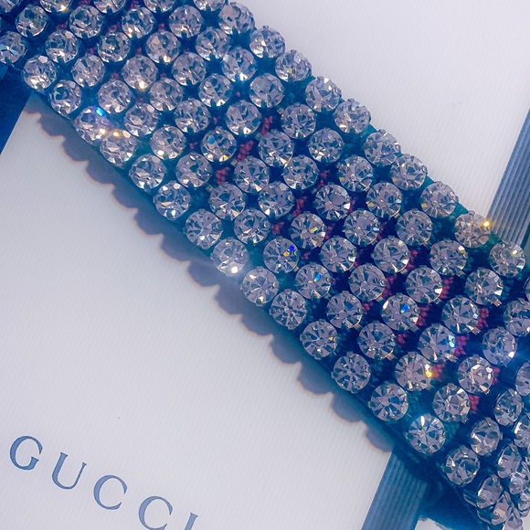 Gucci Web Headband With Crystals - Picture 6 of 6